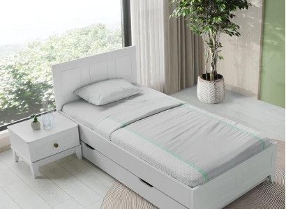 Bett Stauraum Nachttisch Modernes Design Kinderzimmer Gästezimmer Stilvoll Möbel