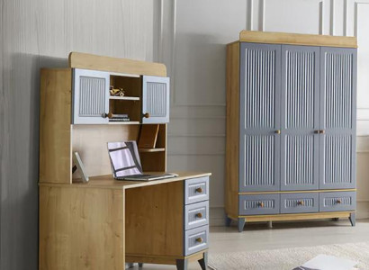 Kleiderschrank Schreibtisch Modernes Design Kinderzimmer Arbeitszimmer Möbel