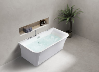 Badewanne Whirlwanne Indoor Whirlpool Home Spa Weiß Wanne