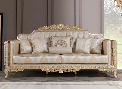 Sofa 3 Sitzer Textil Wohnzimmer Design Modern Neu Luxus neu Couchen Sofas