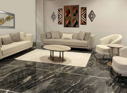 Luxus Sofagarnitur 3+3+1+1 Sitzer Set Design Sofa Polster Couchen Modern 4tlg