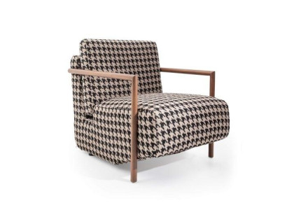 Stilvoller Cocktailsessel aus Leinenstoff für charmantes Ambiente neu