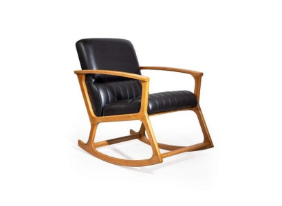 Modern Schaukelstühle Schwarz Farbe Perfekte Möbel für Wohnzimmer neu