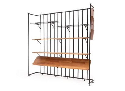 Stilvoll Regal für Bücher Braun Farbe Modern möbel für Wohnzimmer