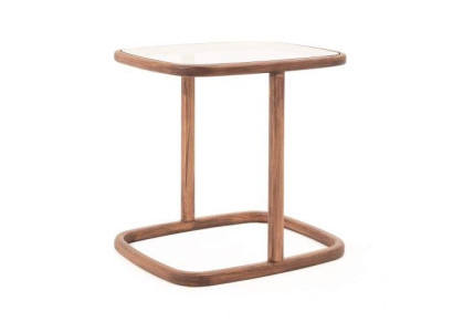 Moderner Quadratischer Beistelltisch Wohnzimmer Luxuriöser Glastisch