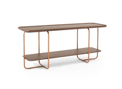 Modern Konsolentisch Gold Farbe mit Porzellan Arbeitsplatte Stilvoll