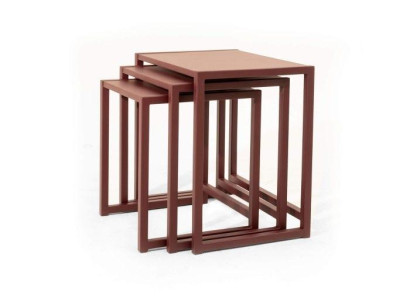 Braune Beistelltische Wohnzimmer Quadratische Tische Luxus Sofatische