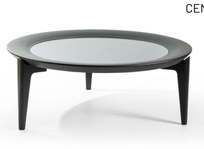 Grauer Runder Couchtisch Designer Wohnzimmer Tische Luxus Beistelltisch