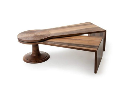 Schiebe Couchtisch für Wohnzimmer moderne Neuheit aus hochwertigen Material