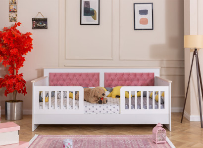 Modernes Kinderbett Luxuriöse Kinderzimmer Möbel Designer Holzgestell