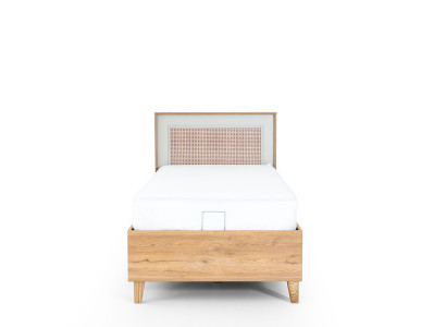 Hellbraunes Kinderbett Designer Klappbares Einzelbett Schlafzimmer Möbel