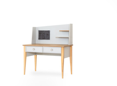 Stilvolles Kinderzimmer Set Designer Schreibtisch Weißes Regal 2tlg.