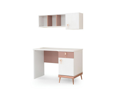 Kinderzimmer Set Jugendzimmer Schreibtisch+ Regal Modern Set 2tlg. Neu