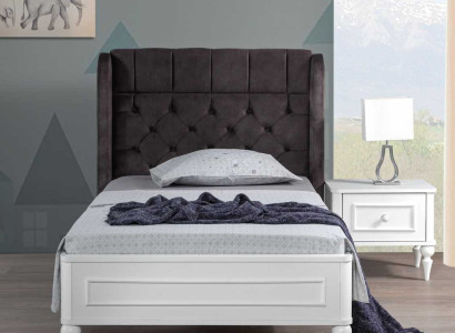 Modernes Chesterfield Kindetbett Einzelbett Nachttisch Stilvolles Set