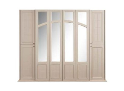 Kleiderschrank 6 türiger Schrank Schlafzimmer Möbel Kleiderschränke