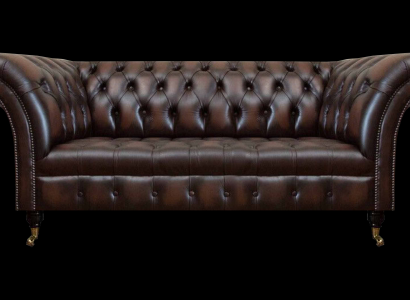 Chesterfield Dreisitzer Sofa Couch Polstermöbel Einrichtung Wohnzimmer Neu