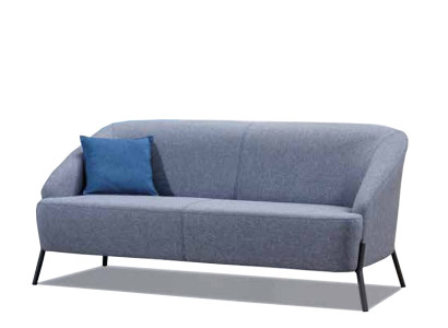 Designer Blauer Sessel Wohnzimmer Polstersessel Einsitzer Relax Möbel