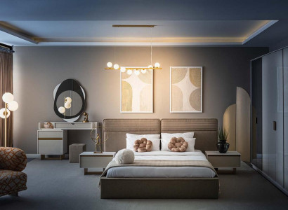 Schlafzimmer Möbel Bett Schlafzimmer Set 7tlg Set Komplett Schrank Kommode