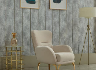 Sessel Polstersessel Wohnzimmer Einsitzer Stoff Beige Sitzer Luxus