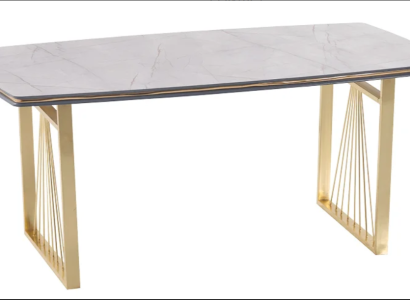 Luxus Tische Esszimmer Tisch Metall Esszimmertisch Moderner Möbel Gold Edelstahl