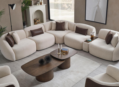 L-förmiges Sofa Sofaecke Eckpolster Couch Wohnlandschaft Sitzlandschaft