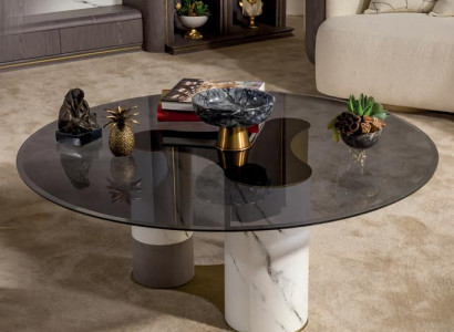 Couchtisch Ästhetik Schönheit Glas Wohnzimmer Modern Design HellesHolz Einfarbig