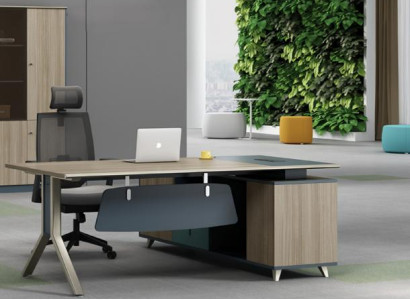 Eckschreibtisch Büro Tisch Schreibtisch Möbel Einrichtung Chef Schreibtische