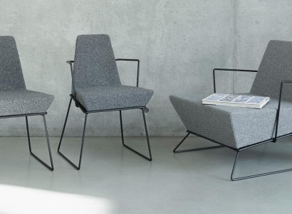 Chaiselongue Lounge 2x Stühle Sitzlounge Lounge-Sofa Loungemöbel Relaxbank