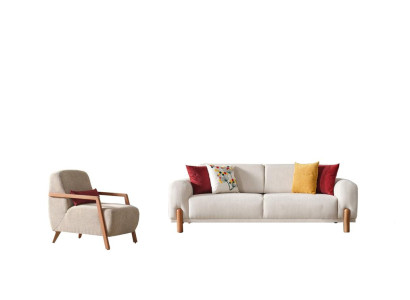 Sofa-Set Wohnzimmergarnitur Sitzgarnitur Polstergarnitur Couch Wohnlandschaft