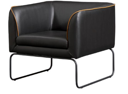 Sessel Sitzer Wohnzimmer Polster Luxus Einrichtung Leder Sofa Couch Modern Neu