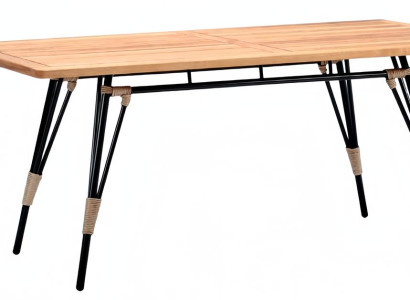 Couchtisch Rechteckig Braun Luxus Rattan Moderner Design Kaffeetisch Hochwertig