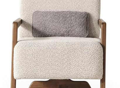Beige Sessel Wohnzimmer Luxus Polstermöbel Moderne Design Sitz Einrichtung