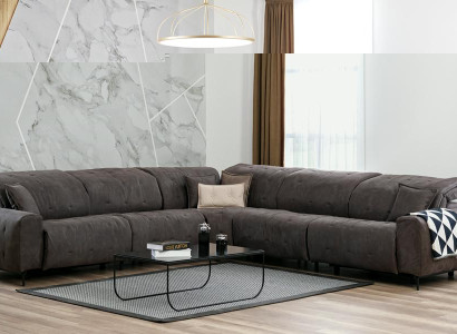 Ecksofa Wohnlandschaft Eckcouch Ecklounge Polsterecke Design Sofa Couch Garnitur