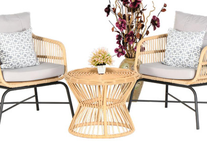 Garten Möbel Set3tlg Sofagarnitur Terrass Sessel Couchtisch Hochwertiges Lounge