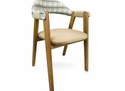 Esszimmerstuhl Holzstuhl Stuhl Küchenstuhl Lehnstuhl Braun Holz Vintage Style