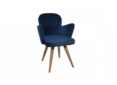 Moderne Küchenstuhl Holzstuhl Stuhl Tresenstuhl Esszimmerstuhl Blau