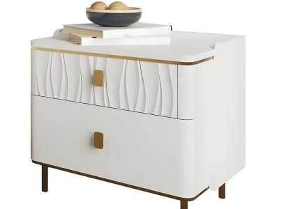 Komplette Nachttische Nachtschränke Nachtkonsolen Holz Beige 2tlg Set