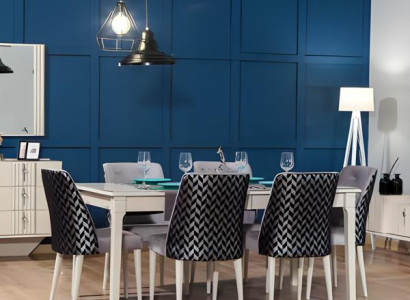 Esszimmer Garnitur Essgruppe Esstisch Tisch Stühle Holz Beige 7tlg