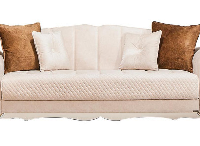 Couch Zweisitzer Sofa 2 Sitzer Polstersofa Stoffsofa Beige Moderne