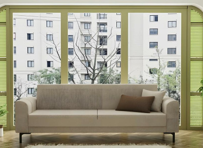 Dreisitzer Sofa 3 Sitzer Grau Stoffsofas Polstersofa Couch Design