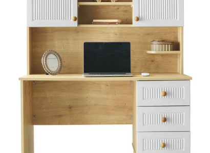 Funktionaler Schreibtisch für das Kinderzimmer mit viel Arbeitsfläche Tisch