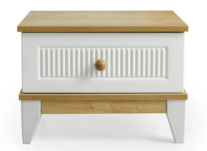 Design Modern Möbel Nachttisch Kinder Beistell Jugendzimmer Weiß Holz