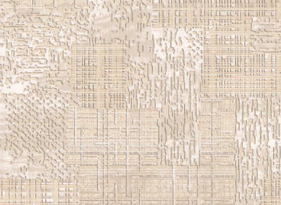 Beige Teppich Bodenteppich Unifarben Linien Wohnzimmer Schlafzimmer