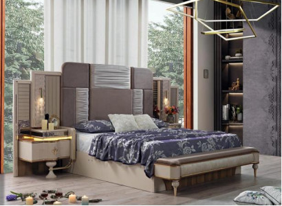 Schlafzimmer Komplettset Designer  Schlafzimmermöbel Set Komplettangebot 3tlg.