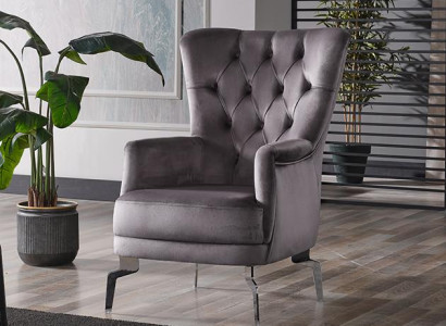 Sessel 1 Sitzer Sofa Polster Sofas Design Luxus Stoffsofas Chesterfield Textil