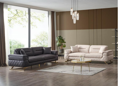 Couch Hochwertig Sofagarnitur 3 2 Sitzer Garnitur Design Moderne Sofa Couchen