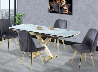 Hochwertig Komplett Esstisch 4х Stühle Luxus Esszimmer Einrichtung Luxus