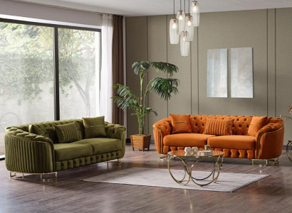 Couch Hochwertig Sofagarnitur 3 2 Sitzer Garnitur Design Moderne Sofa Couchen