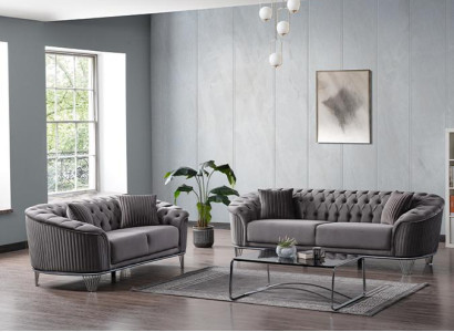 Sofagarnitur 3 2 Sitzer  Couch Hochwertig Garnitur Design Moderne Sofa Couchen