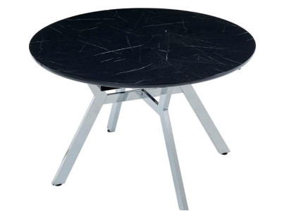 Esstisch Modern Rund Esszimmertisch Essecke Esszimmermöbel Tisch Schwarz